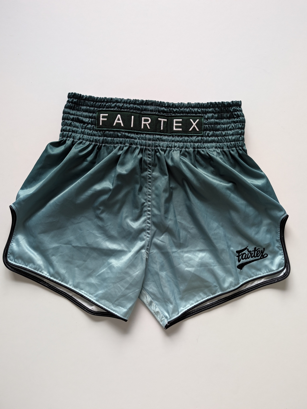 Fairtex BS1701 Green Satin Boxing Muay Thai Shorts Adult Unisex Size M